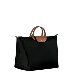 Longchamp Le Pliage Black Original Travel Bag L